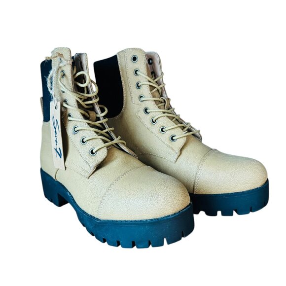 Seven7 brand size 9 Tan color boot with black detail - Picture 2 of 7